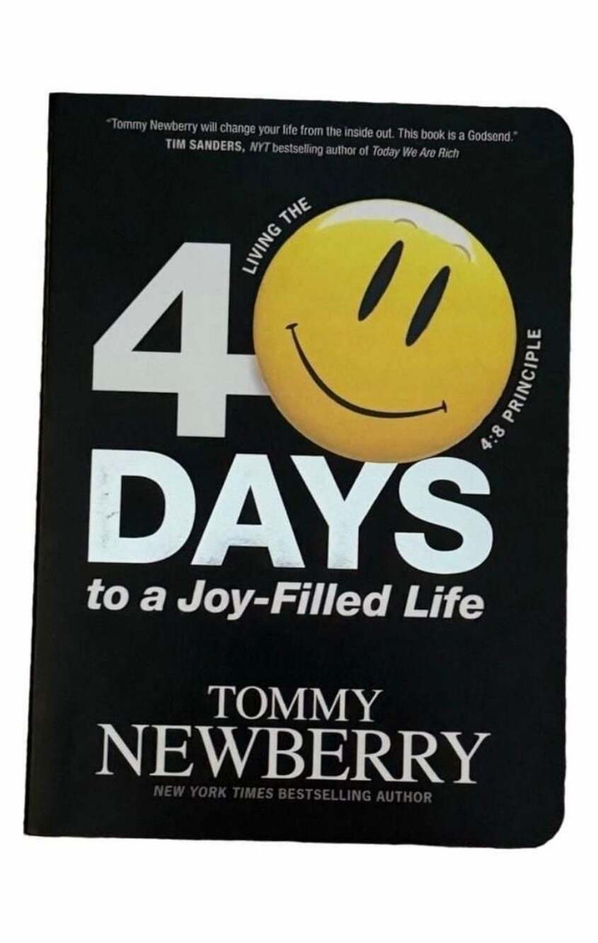 Tommy Newberry 40 Days To A Joy-Filled Life Book Paperback